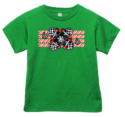 Candy Cane Skate Tee, Green (nfant, Toddler, Youth, Adult)