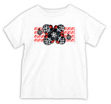 Candy Cane Skate Tee, White (nfant, Toddler, Youth, Adult)