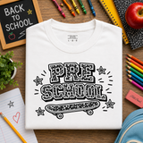 Pre-School Composition SKATE Tees (Multiple Options)