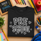 PRE-SCHOOL Composition BOW Tee (Multiple Options)
