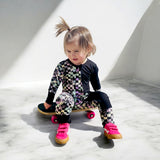 (BAMBOO)  Pastel Checks Arrow ZIPPY, Baby & Kids