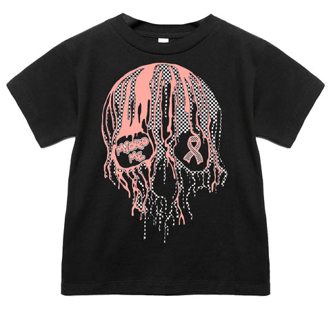 Peach Drip Skull Tee or LS (Infant, Toddler, Youth, Adult)