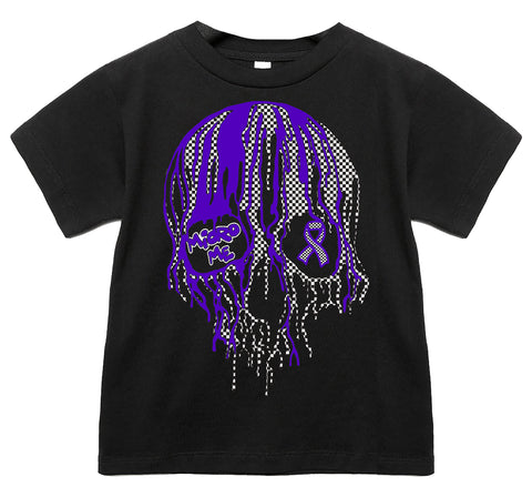 Purple Drip Skull Tee or LS (Infant, Toddler, Youth, Adult)