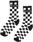 MM CHECKERBOARD Sockz, B/W (Infant, Toddler Youth)
