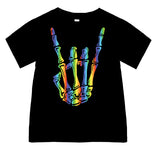 Rainbow Rock On Bones Tees  (Baby, Kids, Adult)