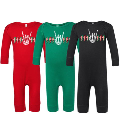 Rock On Bolts Romper, (Baby)