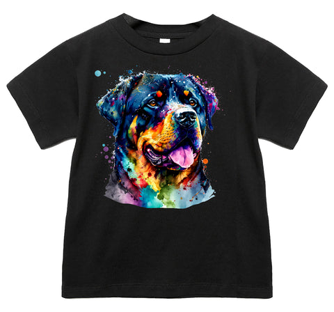 Rottweiler Drip Tee, Multiple Colors  (Infant, Toddler, Youth, Adult