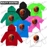 Realistic Basketball (Hoodies, Tees & Long Sleeves)