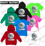 Realistic Volleyball (Hoodies, Tees & Long Sleeves)