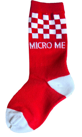*MM Sockz, Red/Wht (Infant, Toddler Youth)