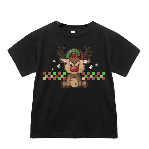 Reindeer Boy Tee, Black  (Infant, Toddler, Youth, Adult)