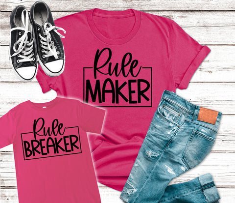 Rule Maker/Breaker Tee  (Toddler, Youth, Adult)