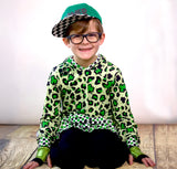 (BAMBOO)  Lucky Leopard Ryder HOODIE, Kids