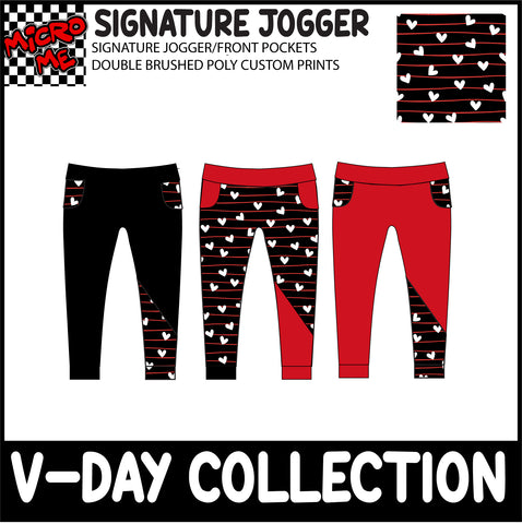 MTO Valentine Collection Joggers, (Adult)