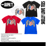 RWB Skelly Love Tees, (Multiple Options)