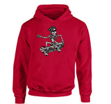 Skelly Skater Hoodie,  Red (Toddler, Youth, Adult)