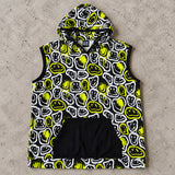 STERLING (Hooded Shirt), Bamboo Graffiti Smileys