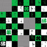 ARROW Long Zippy, Green Clover Checks