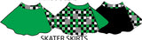 MTO- Clover Checks Skater Skirts (3 color options)