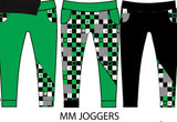 MTO-STP Clover Checks Joggers, (3 color options)