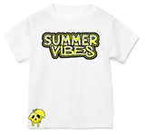 *Summer Vibes Tee or Tank White (Infant, Toddler, Youth, Adult)