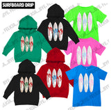 Surfboards DRIP, (Hoodies, Tees & Long Sleeves)