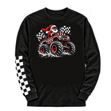 Merry Monster Truck  (Hoodie, Long Sleeve, or Tee Shirt)