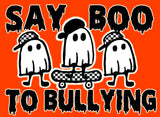 Say BOO To Bullying Tee, Orange (Infant, Toddler, Youth, Adult)