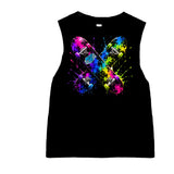 Neon Skateboards Tank, Black  (Baby, Kids, Adult)