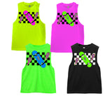 Skate Bolt Stripe Muscle Tanks, (Multiple Options)