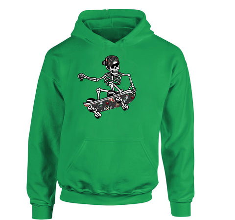 Skelly Skater Hoodie,  Green (Toddler, Youth, Adult)