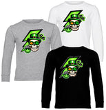 Skull Collage Long Slv.Shirts (Multiple Options)