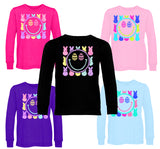 Smiley Easter Long Sleeve, (Multiple Options)