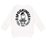 Spookiness Crew Sweatshirt, White  (Toddler, Youth, Adult)