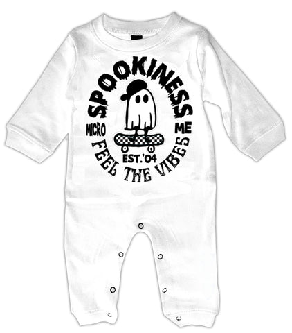 Spookiness Romper, White (Infant)