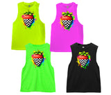 Strawberry Muscle Tanks, (Multiple Options)