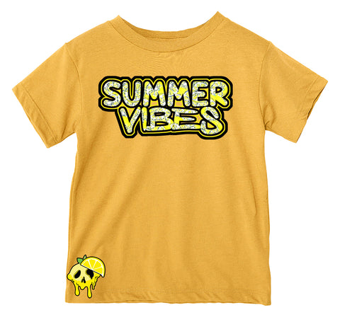Summer Vibes Tee or Tank,Gold (Infant, Toddler, Youth, Adult)