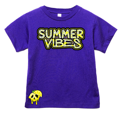 Summer Vibes Tee or Tank, Purple (Infant, Toddler, Youth, Adult)