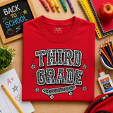 THIRD GRADE Composition SKATE Tee (Multiple Options)