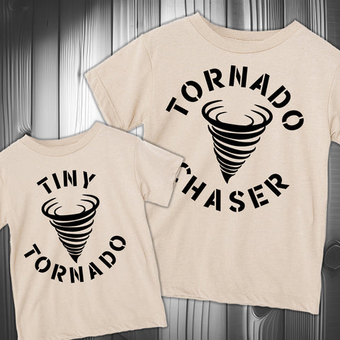 Tornado Chaser/Tiny Tornado Tee  (Toddler, Youth, Adult)