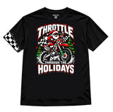 Throttle Holidays  (Hoodie, Long Sleeve, or Tee Shirt)