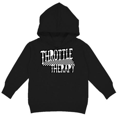 Throttle Therapy Hoodie, Black (Toddler, Youth, Adult)