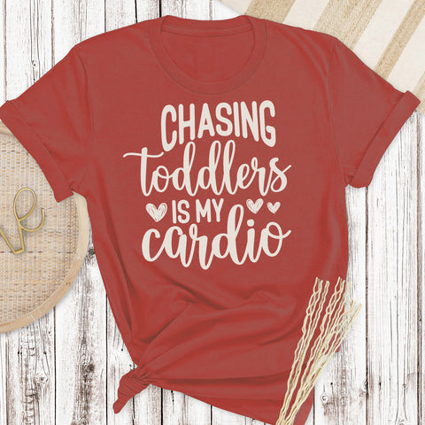 Chasing Toddlers Cardio Tee  (Adult)