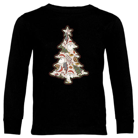 Tree Long Sleeve Shirt, Black (Infant, Toddler, Youth, Adult)