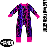 ARROW ZIPPY, Bamboo Unicorn Checks