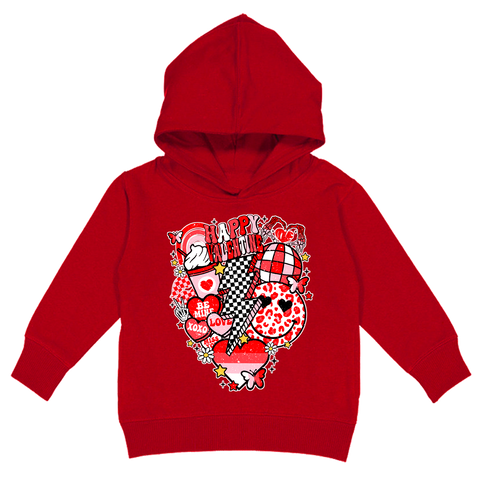 Vday Collage Hoodie, Red (Toddler, Youth, Adult)