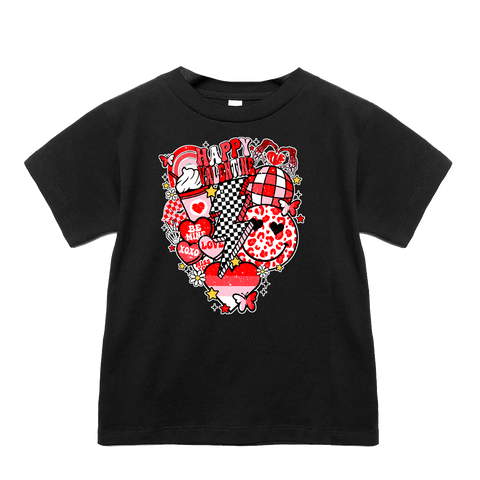 Vday Collage Tee, Black (Infant, Toddler, Youth, Adult)