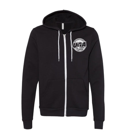 UGA Classic ZIP Hoodie, Black (Youth & Adult)