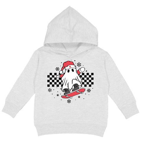 XMAS Ghost Hoodie, White (Toddler, Youth, Adult)