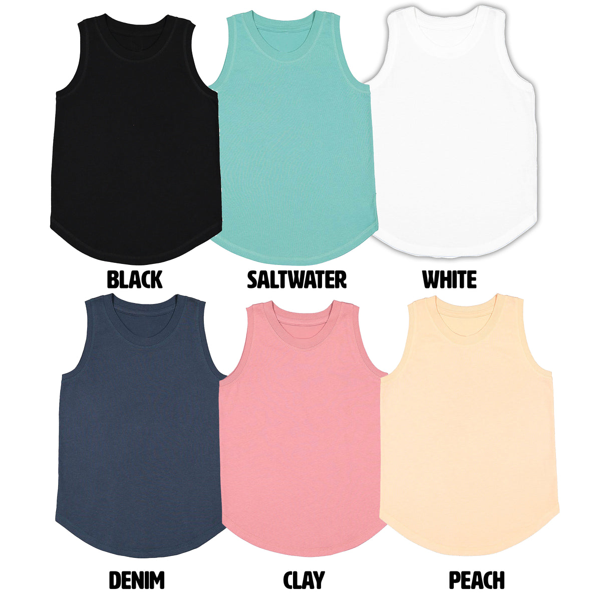 Surf Smiley Tank, (YOUTH) – Micro Me Shop